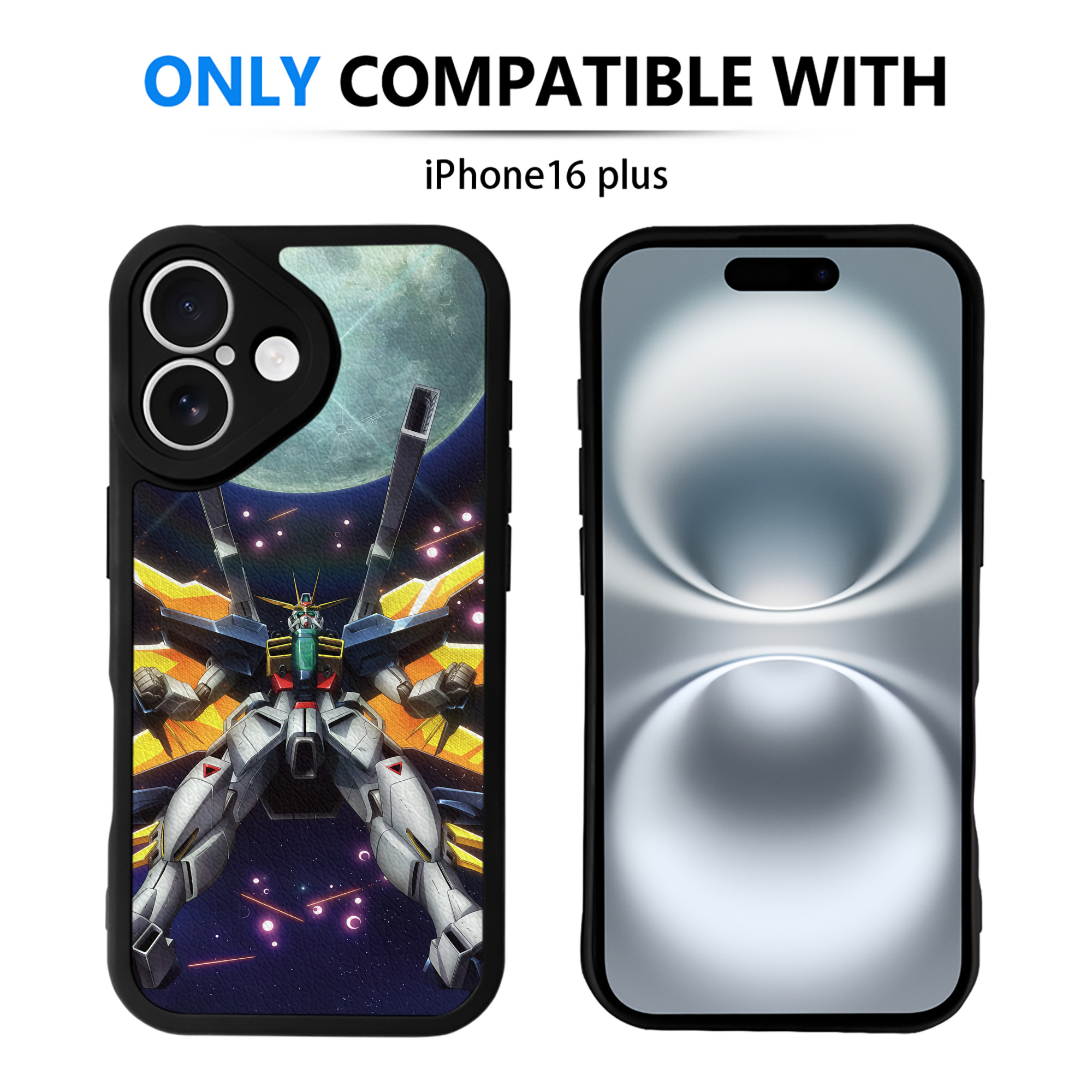 （画像用） 機動戦士ガンダム Mobile Suit Gundam 【iPhone 16シリーズ対応】シリコンスマホケース（レザー調） 材質：シリコン